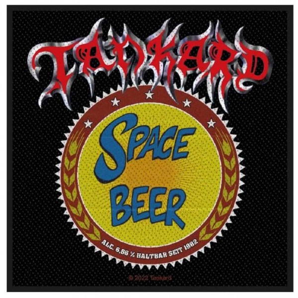 TANKARD - Patch Aufnäher Space Beer 10x10cm