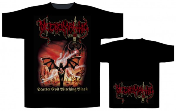 NECROMANTIA - Scarlet Evil Withing Black T-Shirt