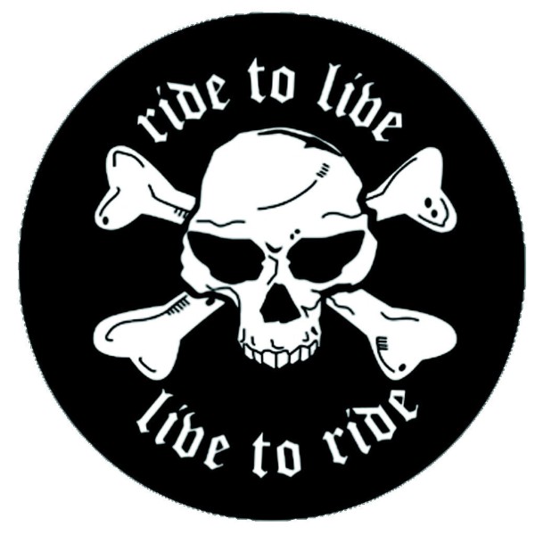 Ride To Live, Live To Ride Patch Aufnäher
