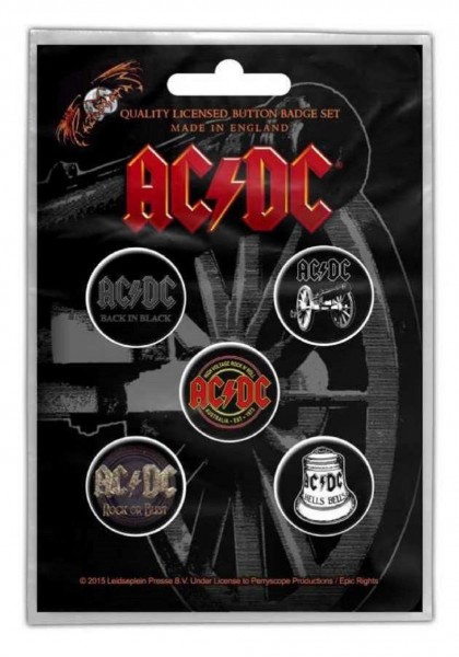 AC/DC - For those about to rock Button-Set Badge Pack