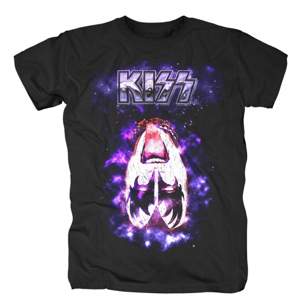 KISS - Upside Down Purple Gene T-Shirt