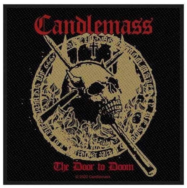 CANDLEMASS - The door to doom Patch Aufnäher