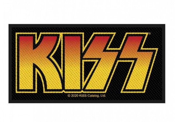 KISS - Logo Fire Patch Aufnäher