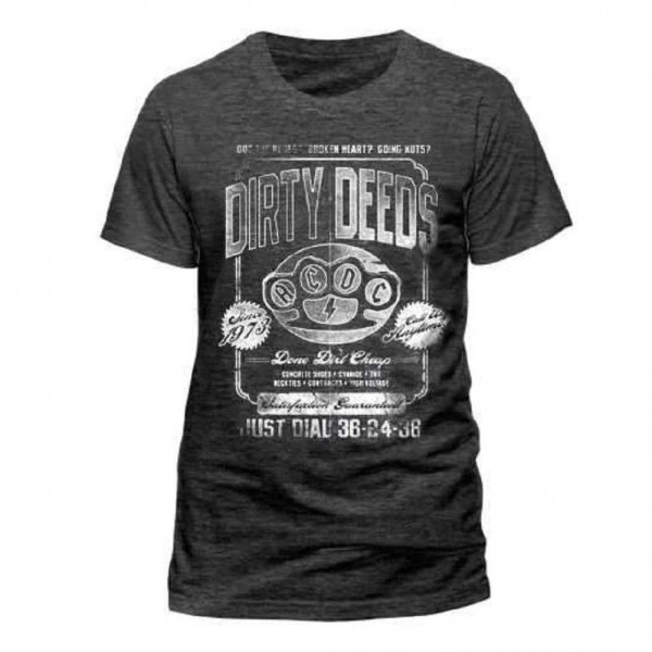 AC/DC - Dirty Deeds grau T-Shirt