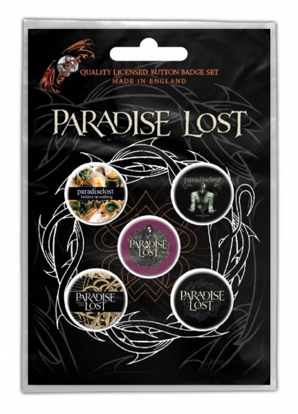 PARADISE LOST - Crown Of Thorns Button-Set Badge Pack