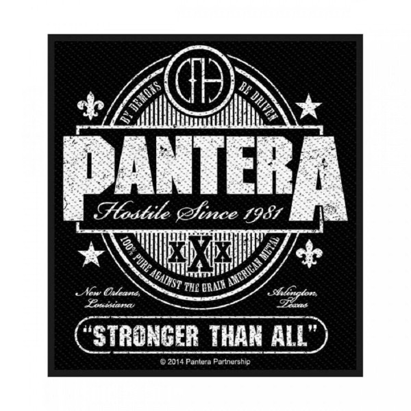 PANTERA - Stronger than all Patch Aufnäher