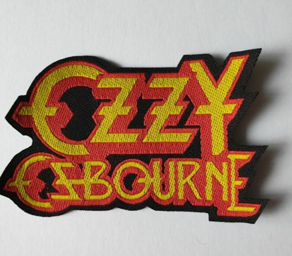 OZZY OSBOURNE - Patch Aufnäher Logo cut 9cm x 9cm