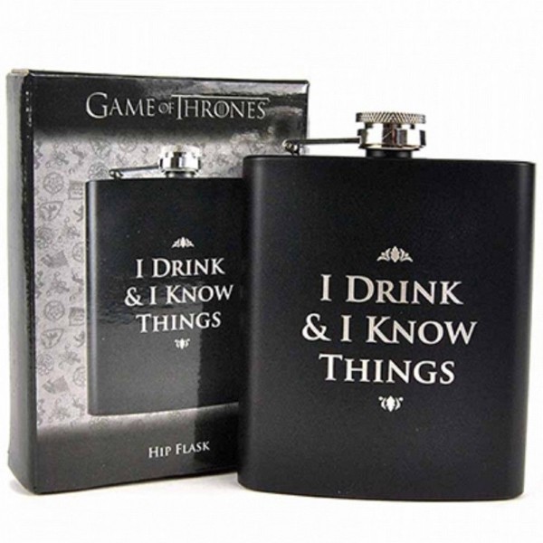 GAME OF THRONES - I Drink And I Know Things Flachmann