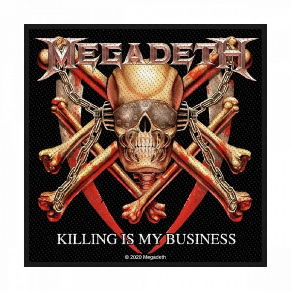 MEGADETH - Killing Is My Business Patch Aufnäher 10 x 10cm