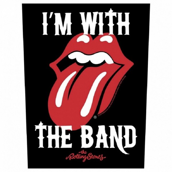 THE ROLLING STONES - Rückenaufnäher Backpatch I´m with the band