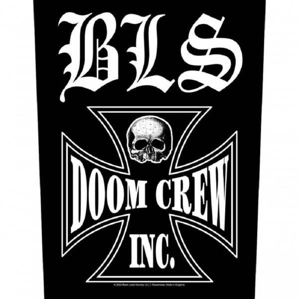 BLACK LABEL SOCIETY - Doom Crew Rückenaufnäher Backpatch