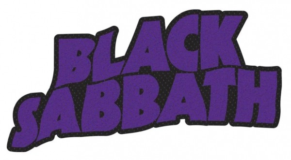 BLACK SABBATH - Patch Aufnäher Logo Cut Out 9,5 x 4cm
