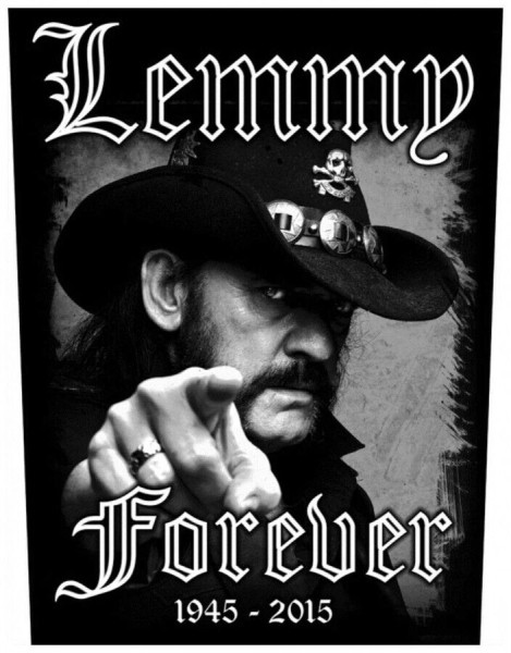 MOTÖRHEAD - Lemmy Forever Rückenaufnäher Backpatch