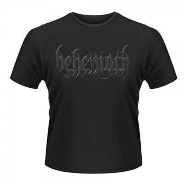 BEHEMOTH - Logo Black on black T-Shirt
