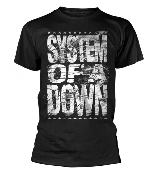 SYSTEM OF A DOWN - Distressed Logo T-Shirt