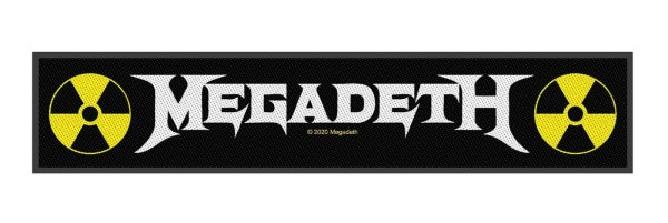 MEGADETH - Superstrip logo Aufnäher Patch 5 x 20cm