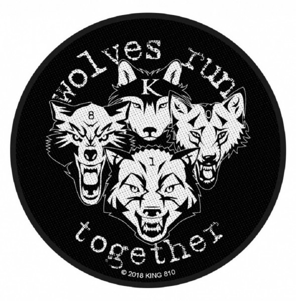 KING 810 - Wolves Run Together Patch Aufnäher