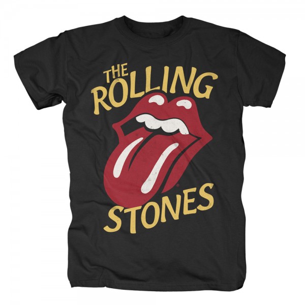 THE ROLLING STONES - Vintage Type Tongue T-Shirt