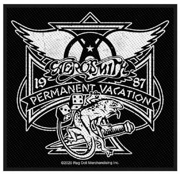 Aerosmith PERMANENT Vacation Patch/Aufnäher 