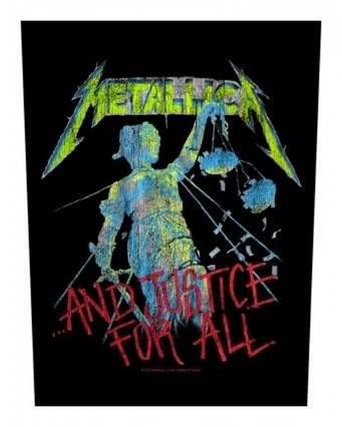 METALLICA - And Justice For All Backpatch Rückenaufnäher