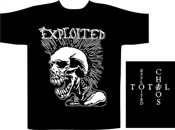 THE EXPLOITED - Mohican Skull T-Shirt