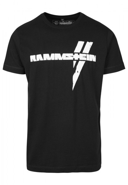 RAMMSTEIN - Weiße Balken Logo T-Shirt