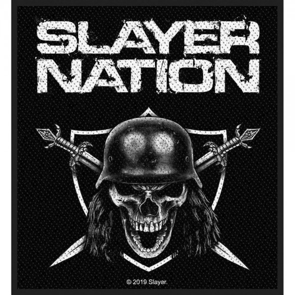 SLAYER - Patch Aufnäher - Slayer Nation 10x10cm