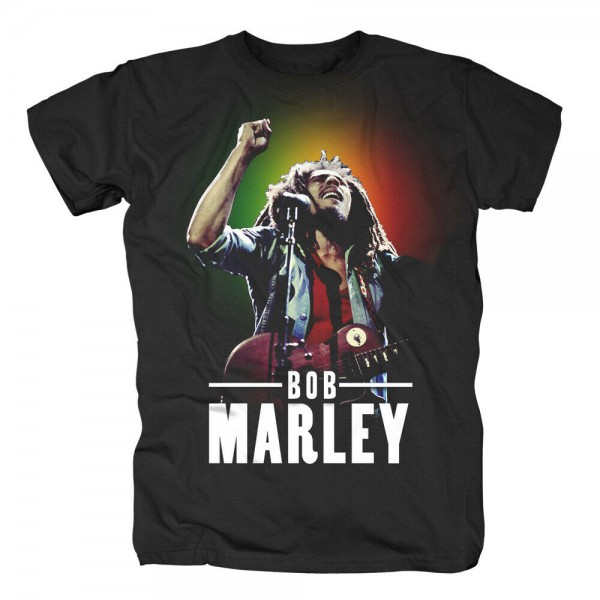 BOB MARLEY - Rasta Gradient Live T-Shirt
