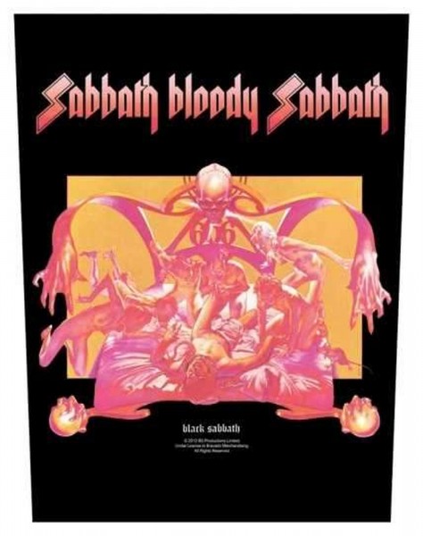 BLACK SABBATH - Sabbath Bloody Sabbath Backpatch Rückenaufnäher
