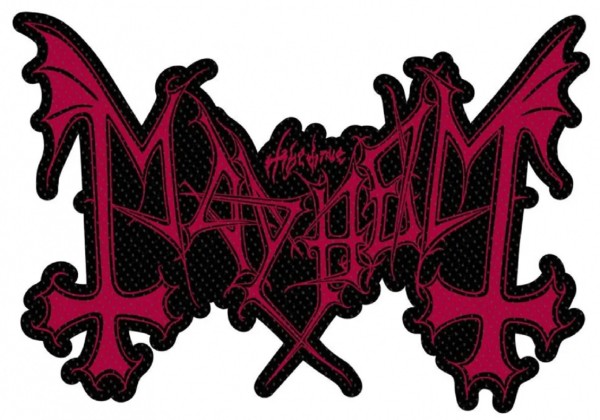 MAYHEM - Patch Aufnäher Logo Cut Out 9,5x7cm