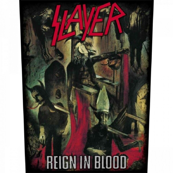 SLAYER - Rückenaufnäher Backpatch Reign In Blood