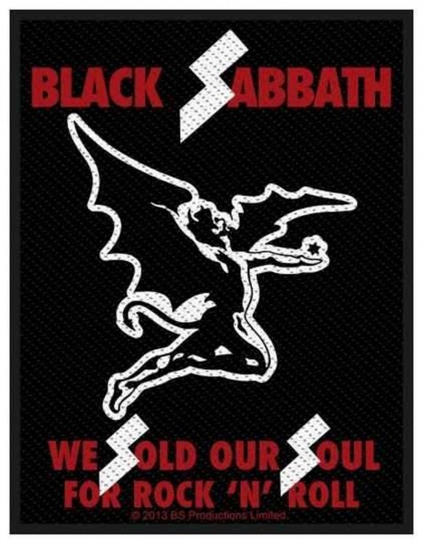 BLACK SABBATH - We Sold Our Soul For Rock´n´Roll Patch Aufnäher