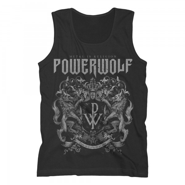POWERWOLF - Crest Metal is Religion Tank Shirt T-Shirt