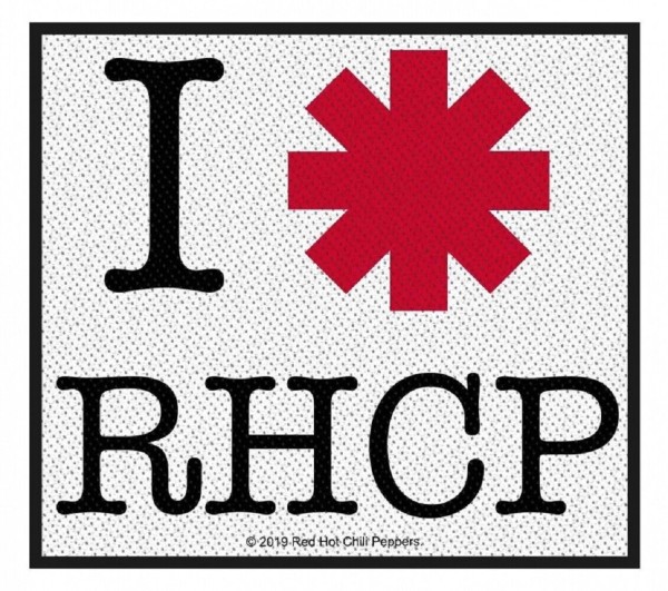 RED HOT CHILI PEPPERS - I love RHCP Patch Aufnäher