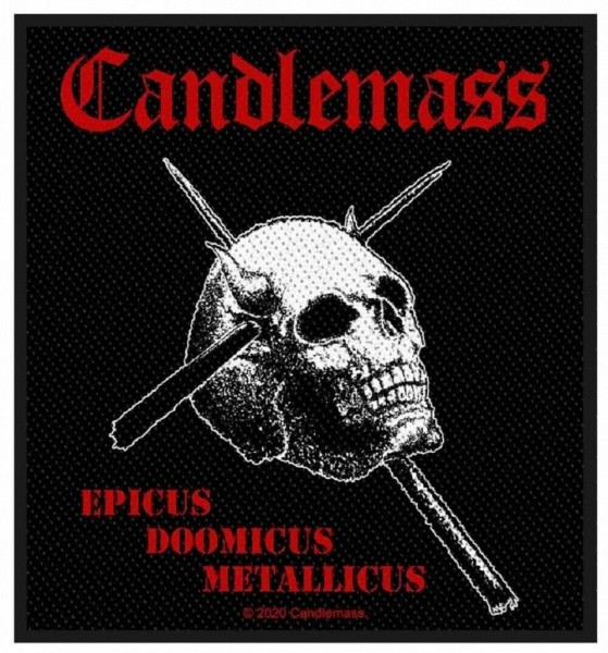 CANDLEMASS - Epicus Doomicus Metallicus Patch Aufnäher 9 x 10cm
