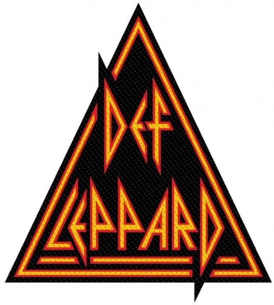 DEF LEPPARD - Tri Logo Patch Aufnäher