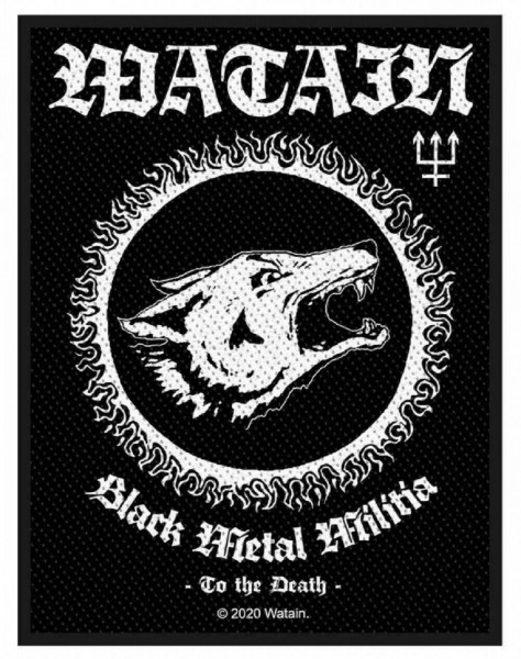 WATAIN - Patch Aufnäher Black Metal Militia 8x10cm