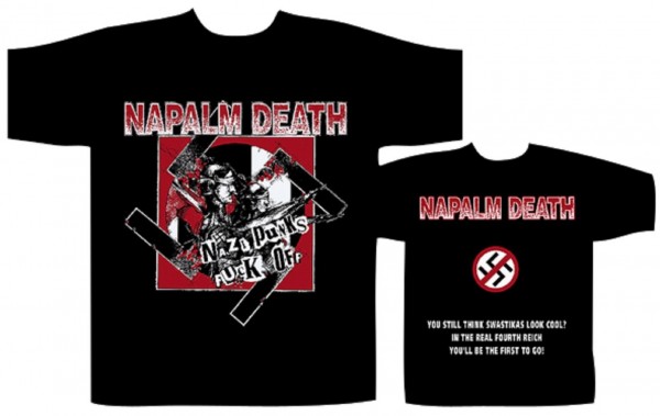NAPALM DEATH - Nazi punks fuck off T-Shirt