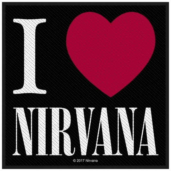 NIRVANA - I love Nirvana Patch Aufnäher