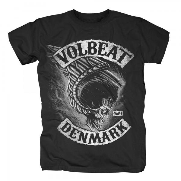 VOLBEAT - Flying Skullwing Denmark T-Shirt