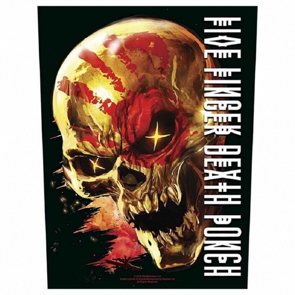 FIVE FINGER DEATH PUNCH - Rückenaufnäher Backpatch and justice for no one