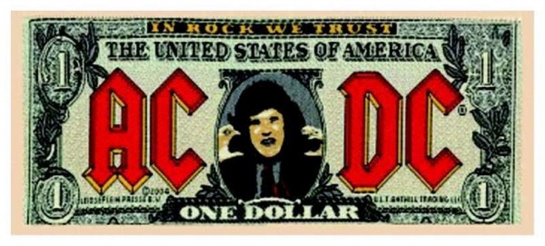 AC/DC - Angus Banknote Patch Aufnäher