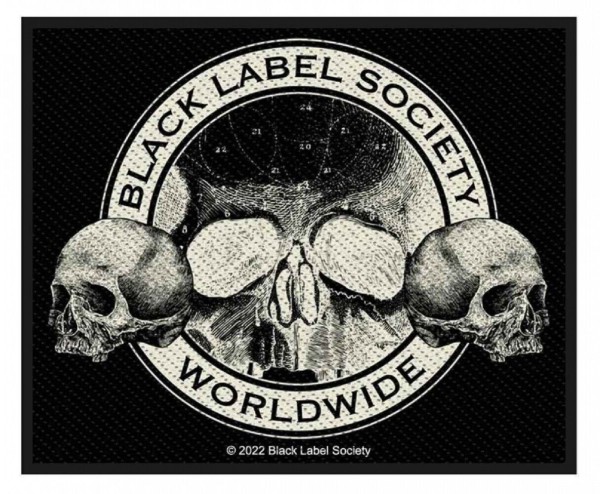 BLACK LABEL SOCIETY - Patch Aufnäher Skulls 10x8cm