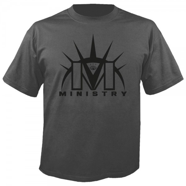 MINISTRY - Logo Grey T-Shirt