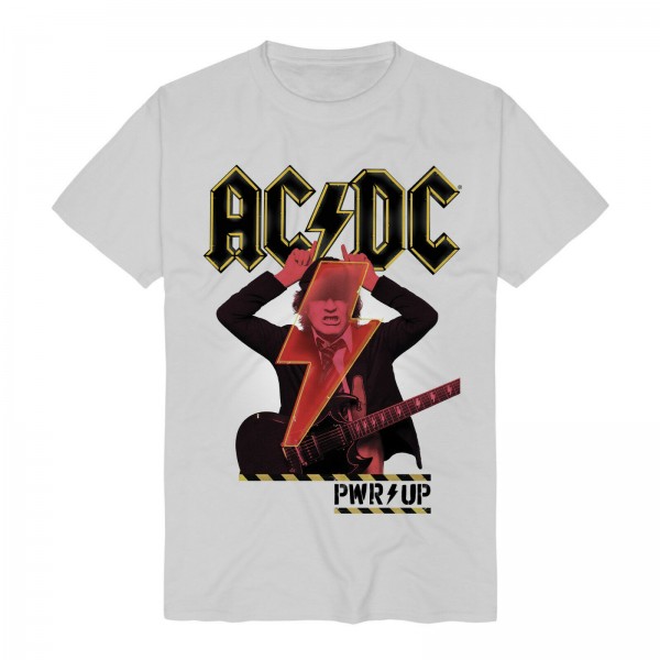 AC/DC - PWRUP Angus Devil Ice Grey T-Shirt