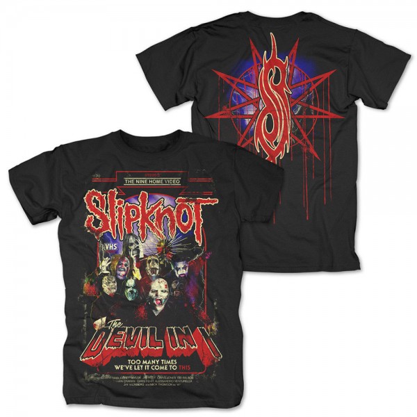 SLIPKNOT - VHS Cover T-Shirt