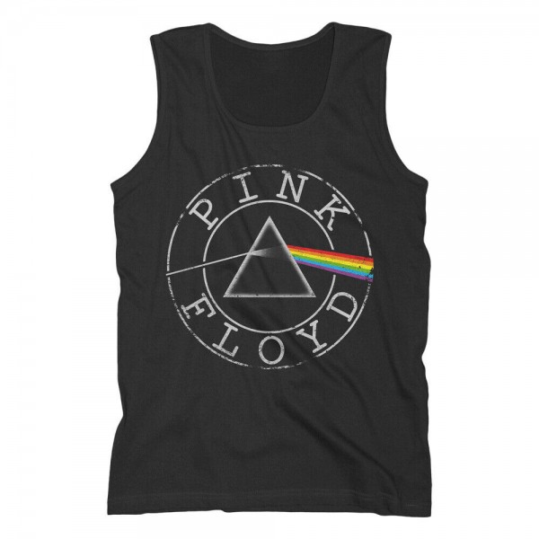 PINK FLOYD - Logo Circle Tank T-Shirt