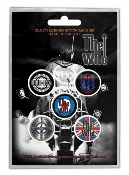 THE WHO - Quadrophenia Button-Set Badge Pack