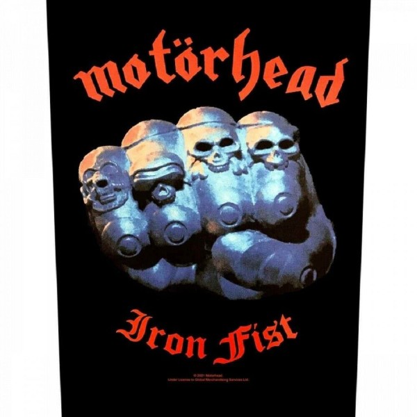 MOTÖRHEAD - Rückenaufnäher Backpatch Iron Fist