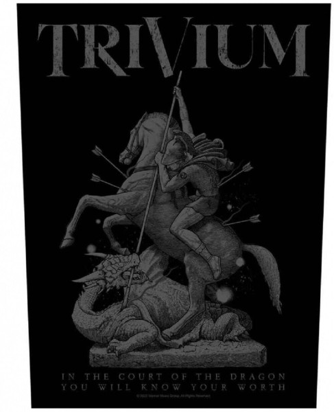 TRIVIUM - in the court of the dragon Rückenaufnäher Backpatch